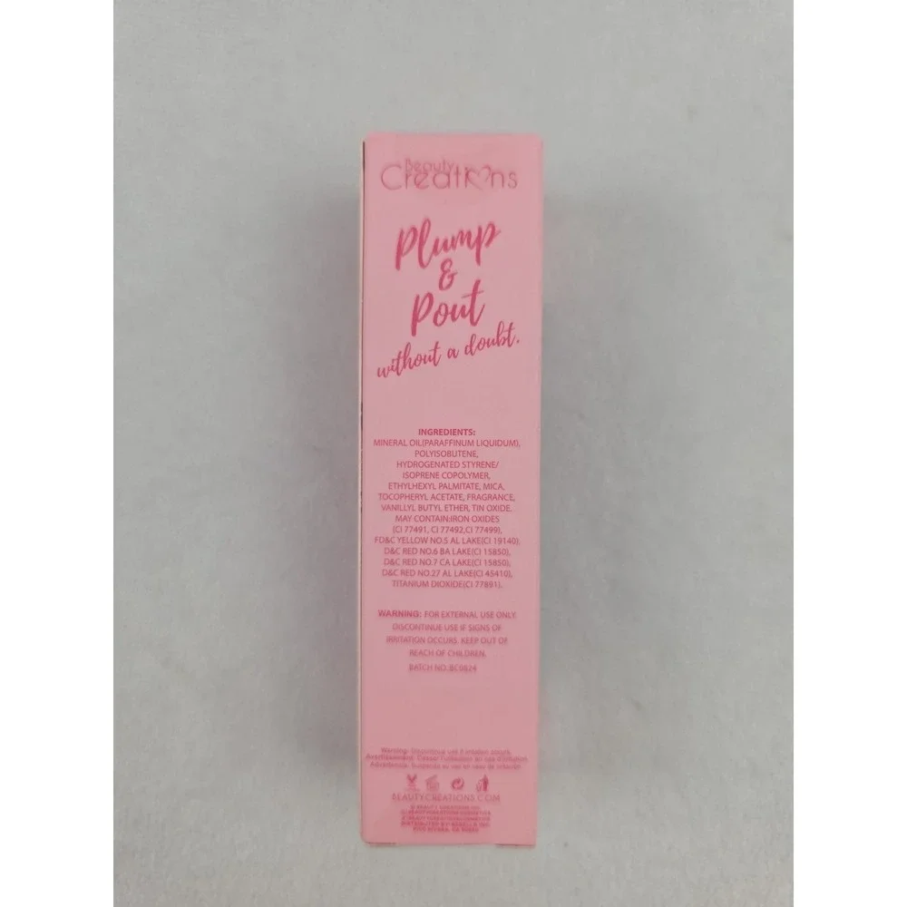 Beauty Creations Plump & Pout‎ Lip Plumping Booster- Legally Hot LPP04, 0.20 oz
